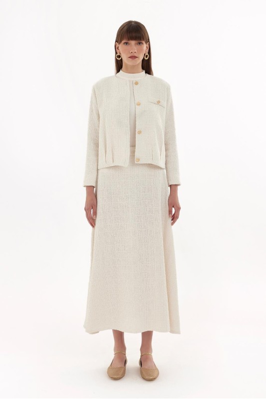 Tüvit Çan Etek Ekru