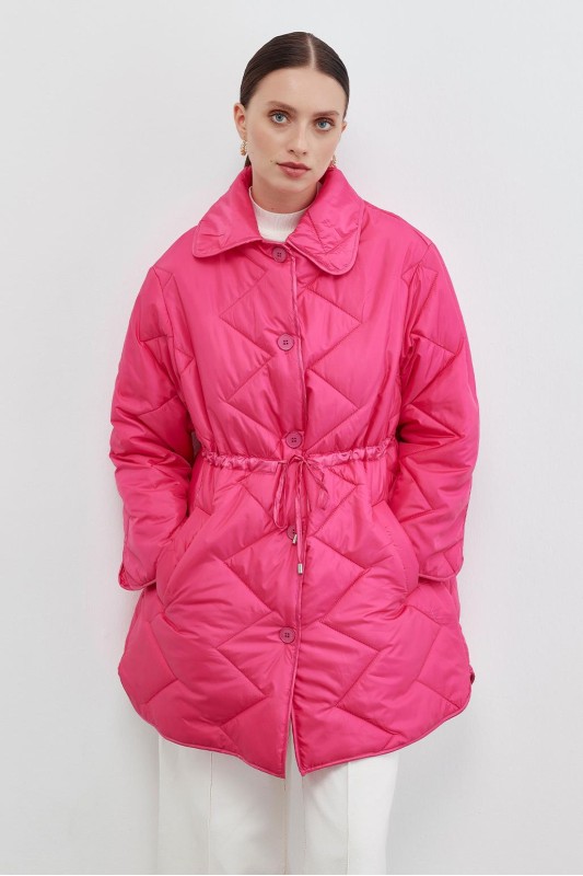 Büzgülü Kapitöne Kaban Fuşya