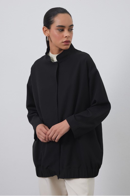 Raisa Bomber Ceket Siyah