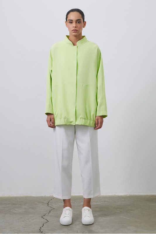 Raisa Bomber Ceket Asit Yeşili