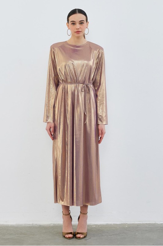 Tiana Vatkalı Elbise Lila