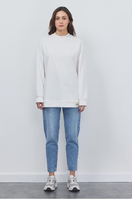 Poen Oversize Sweatshirt Ekru